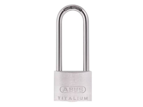 Abus Mechanical 80TI/40mm TITALIUM™ Padlock 63mm Long Shackle Carded