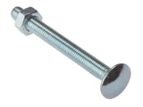 ForgeFix Carriage Bolt & Nut ZP M10 x 300mm Bag 10