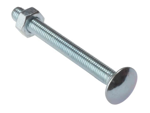 ForgeFix Carriage Bolt & Nut ZP M10 x 240mm Bag 10