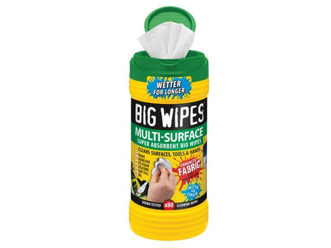 Big Wipes 4x4 Multi-Surface Cleaning Wipes Tub of 80