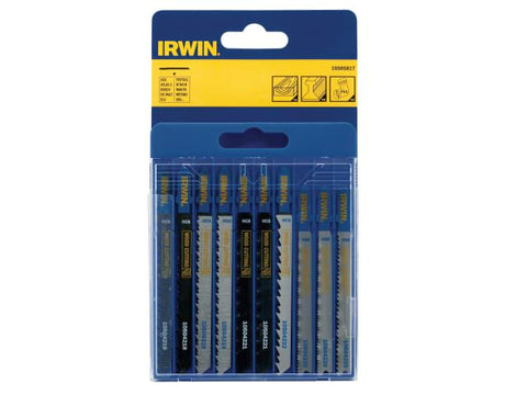 IRWIN Jigsaw Blade Set Assorted 10 Piece Set