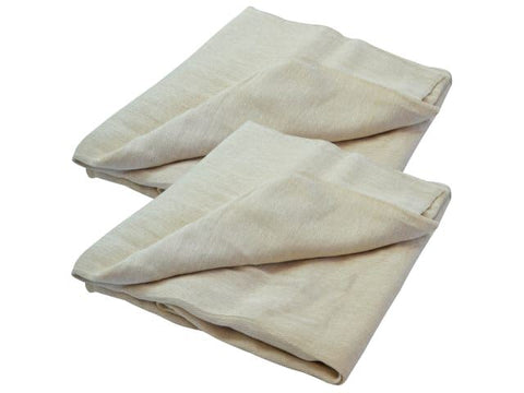 Faithfull Cotton Twill Dust Sheet Twin Pack, 3.6 x 2.7m