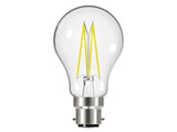 Energizer LED BC (B22) GLS Filament Non-Dimmable Bulb, Warm White 470 lm 4.3W