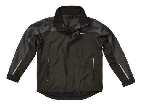DEWALT Storm Grey/Black Waterproof Jacket - XL (48in)