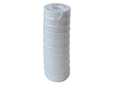 Faithfull P.T.F.E Tape 12mm x 12m White (Pack 10)