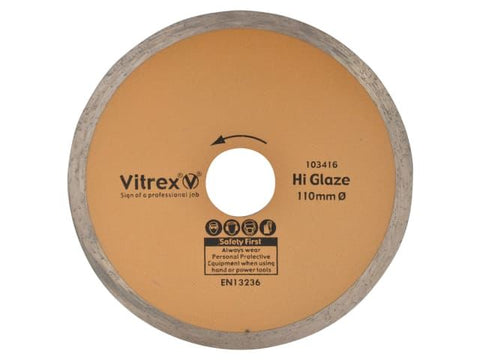 Vitrex Hi Glaze Diamond Blade 110mm