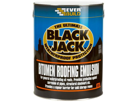 Everbuild Black Jack® 906 Bitumen Roofing Emulsion 5 litre