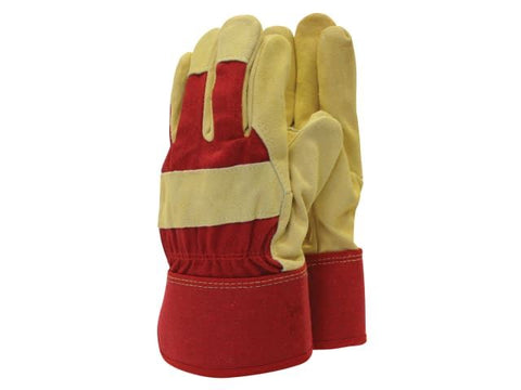 Town & Country TGL412 Men's Fleece Lined Leather Palm Gloves