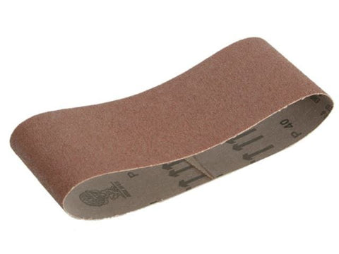 Faithfull Cloth Sanding Belt 533 x 75mm Medium (Pack of 3)