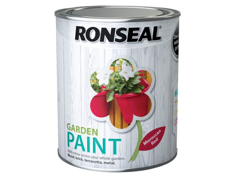 Ronseal Garden Paint Moroccan Red 750ml