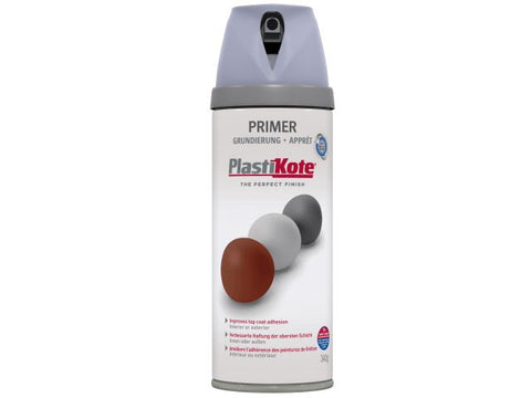 PlastiKote Twist & Spray Primer Grey 400ml