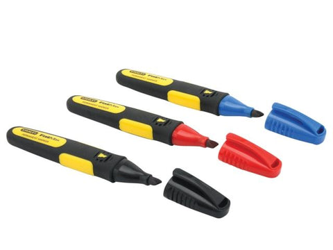 Stanley Tools FatMax® Chisel Tip Marker (Pack of 3)