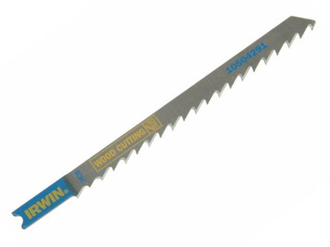 IRWIN U101BP Jigsaw Blades Wood Cutting Pack of 5