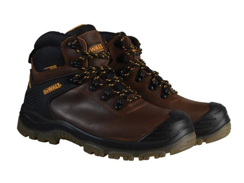 DEWALT Newark S3 Waterproof Safety Hiker Brown Boots UK 10 Euro 44