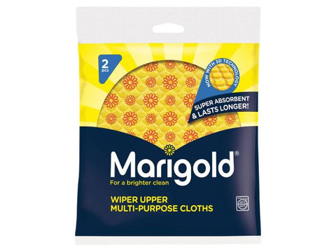 Marigold Wiper Upper Multi-Purpose Cloths x 2 (Box of 12)