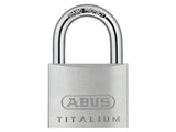 Abus Mechanical 64TI/50mm TITALIUM™ Padlock Keyed Alike KA6511