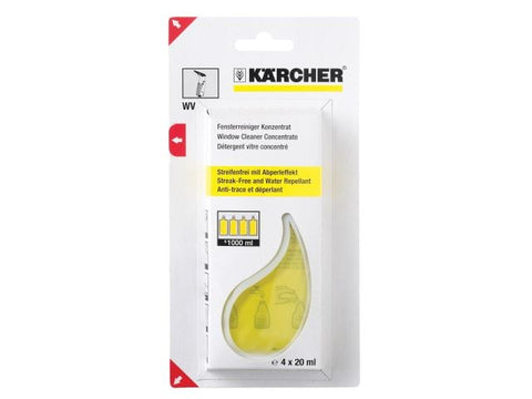 Karcher Glass Cleaning Sachets (4x20ml)