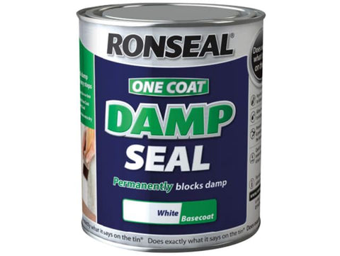 Ronseal One Coat Damp Seal White 2.5 litre