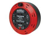 Faithfull Power Plus Cable Reel 240 Volt 10 Metre 10 Amp 4 Socket