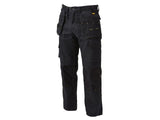 DEWALT Pro Tradesman Black Trousers Waist 38in Leg 29in