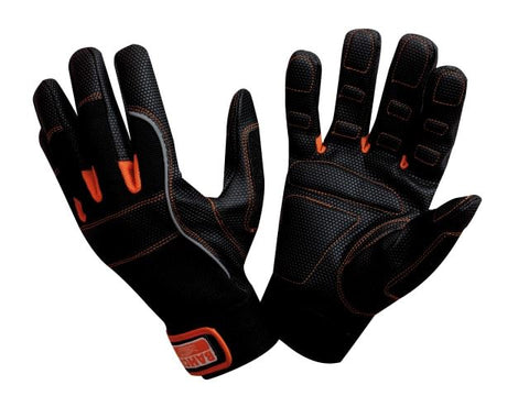 Bahco Power Tool Padded Palm Gloves - Large (Size 10)