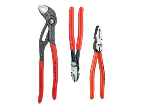 Knipex Power Pack High Leverage Plier Set 3 Piece