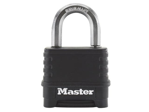 Master Lock Excell™ 4-Digit Black Finish Combination 50mm Padlock