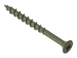 ForgeFix Decking Screw Pozi Compatible ST Green Anti-Corrosion 4.5 x 50mm Box 200