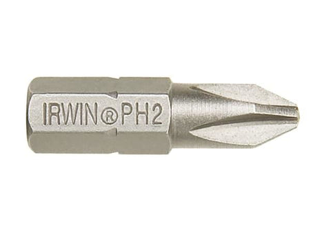 IRWIN Screwdriver Bits Phillips PH1 25mm Pack of 2