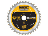 DEWALT FlexVolt XR Table Saw Blade 210 x 30mm x 36T