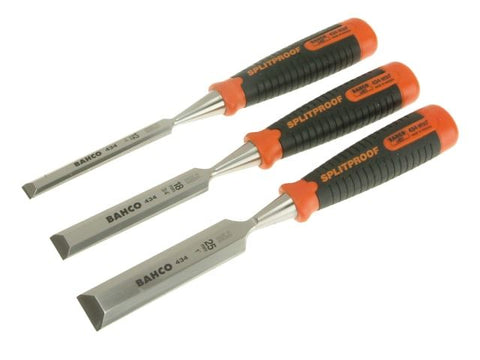 Bahco 434 Bevel Edge Chisel Set of 3