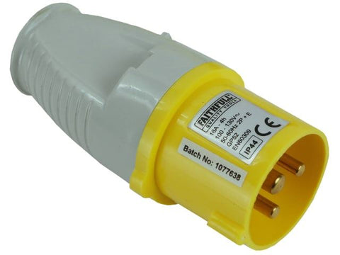 Faithfull Power Plus Yellow Plug 16 amp 110V