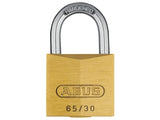 Abus Mechanical 65/30mm Brass Padlock Keyed Alike 6304