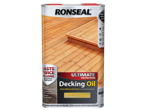 Ronseal Ultimate Protection Decking Oil Natural Pine 5 Litre