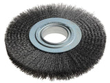 Lessmann Wheel Brush D200mm x W24-27 x 50 Bore Set 3 Steel Wire 0.30