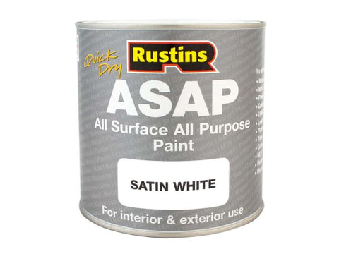 Rustins ASAP Paint White 500ml
