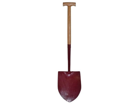 Faithfull Solid Socket Shovel Round No.2 T Handle