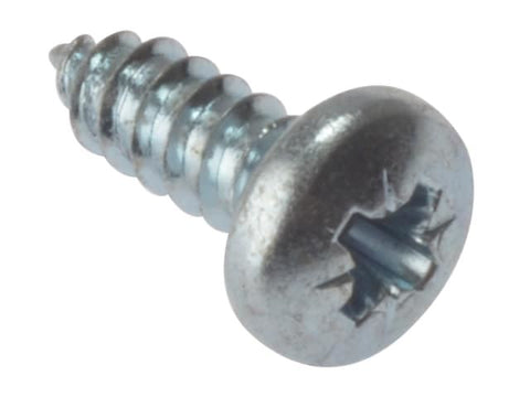 ForgeFix Self-Tapping Screw Pozi Compatible Pan Head ZP 3/4in x 10 Box 200