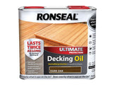 Ronseal Ultimate Decking Oil Dark Oak 2.5 Litre