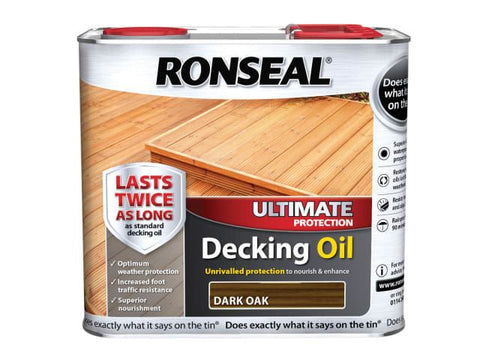 Ronseal Ultimate Decking Oil Dark Oak 2.5 Litre