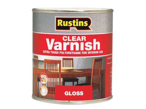 Rustins Polyurethane Varnish Gloss Clear 1 Litre