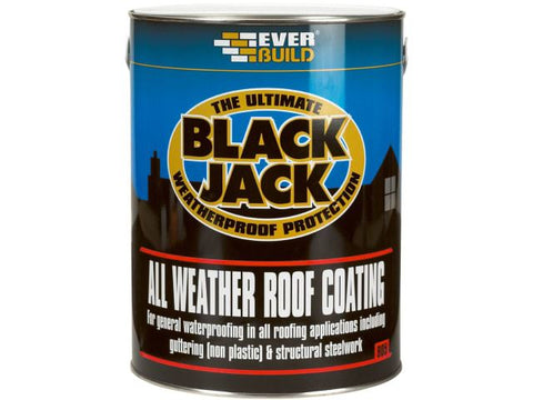Everbuild Black Jack® 905 All Weather Roof Coating 5 litre