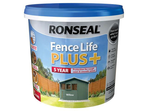 Ronseal Fence Life Plus+ Willow 5 Litre