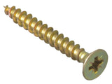 ForgeFix Multi-Purpose Pozi Compatible Screw CSK ST ZYP 5.0 x 40mm Box 200