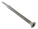 ForgeFix TechFast Timber to Steel CSK/Wing Screw No.3 Tip 5.5 x 65mm Box 100