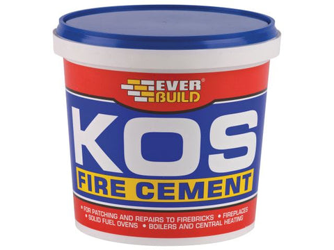 Everbuild KOS Fire Cement Black 1kg