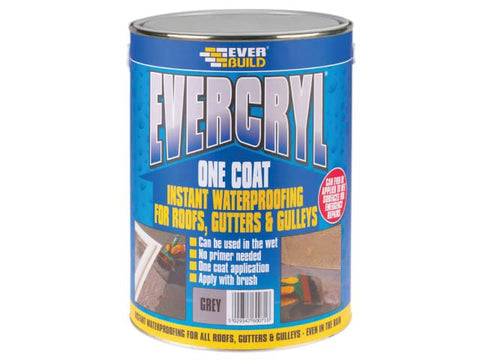 Everbuild EVERCRYL® One Coat Grey 1kg