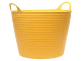 Faithfull Heavy-Duty Polyethylene Flex Tub 60 litres Yellow