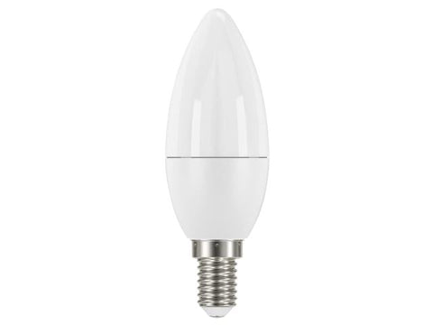 Energizer LED SES (E14) Opal Candle Non-Dimmable Bulb, Warm White 470 lm 5.9W