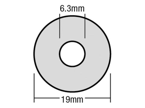 ForgeFix TechFast Bonded EPDM Washer 6.3 x 19mm Box 100